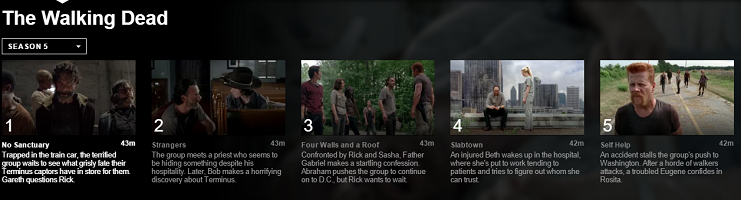 The Walking Dead Season 5 comes to Netflix USA